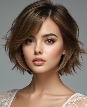 a french woman with a short bob cut