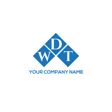 DWT letter logo design on white background. DWT creative initials letter logo concept. DWT letter design.

