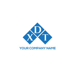 Fototapeta premium DXT letter logo design on white background. DXT creative initials letter logo concept. DXT letter design. 