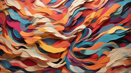 Vibrant share multi color abstract background