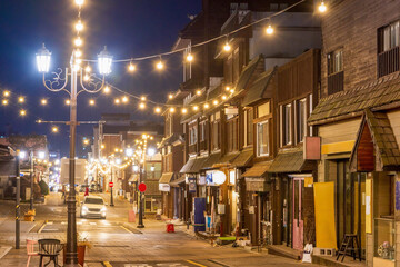 인천시 중구 개항장거리의 야경