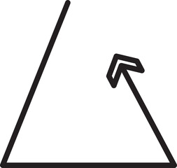 Turn Up Arrow Symbol
