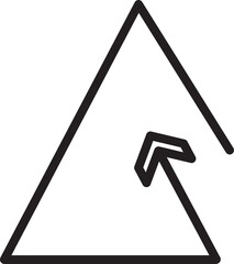 Turn Up Arrow Symbol
