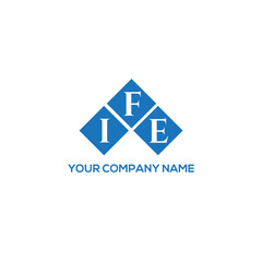 FIE letter logo design on white background. FIE creative initials letter logo concept. FIE letter design.
