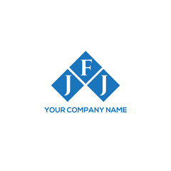 FJJ letter logo design on white background. FJJ creative initials letter logo concept. FJJ letter design.
