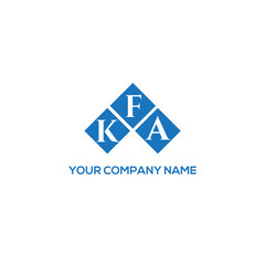 FKA letter logo design on white background. FKA creative initials letter logo concept. FKA letter design.
