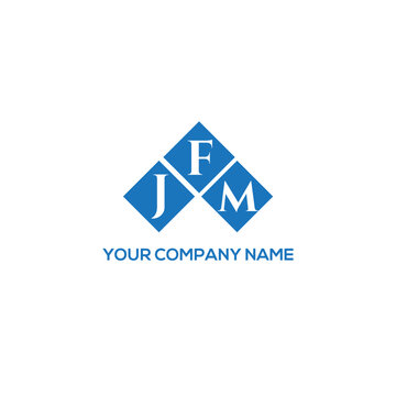 FJM letter logo design on white background. FJM creative initials letter logo concept. FJM letter design.
