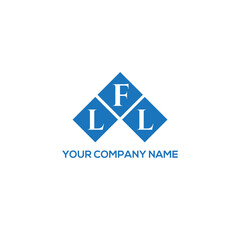 FLL letter logo design on white background. FLL creative initials letter logo concept. FLL letter design.
