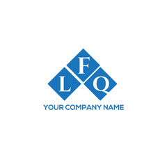 FLQ letter logo design on white background. FLQ creative initials letter logo concept. FLQ letter design.
