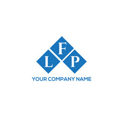 FLP letter logo design on white background. FLP creative initials letter logo concept. FLP letter design.
