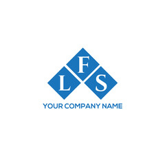 FLS letter logo design on white background. FLS creative initials letter logo concept. FLS letter design.
