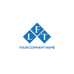 FLT letter logo design on white background. FLT creative initials letter logo concept. FLT letter design.
