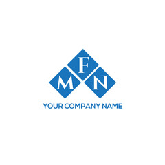 FMN letter logo design on white background. FMN creative initials letter logo concept. FMN letter design.
