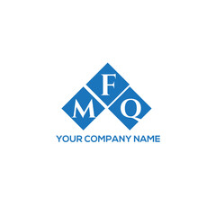 FMQ letter logo design on white background. FMQ creative initials letter logo concept. FMQ letter design.
