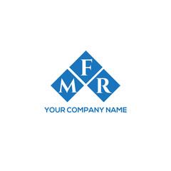 FMR letter logo design on white background. FMR creative initials letter logo concept. FMR letter design.
