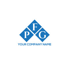 FPG letter logo design on white background. FPG creative initials letter logo concept. FPG letter design.
