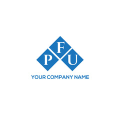 FPU letter logo design on white background. FPU creative initials letter logo concept. FPU letter design.
