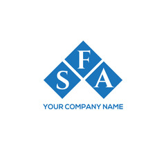FSA letter logo design on white background. FSA creative initials letter logo concept. FSA letter design.
