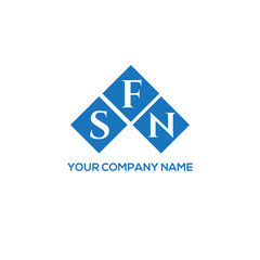 Fototapeta premium FSN letter logo design on white background. FSN creative initials letter logo concept. FSN letter design. 