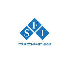 FST letter logo design on white background. FST creative initials letter logo concept. FST letter design.

