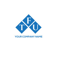 FTU letter logo design on white background. FTU creative initials letter logo concept. FTU letter design.
