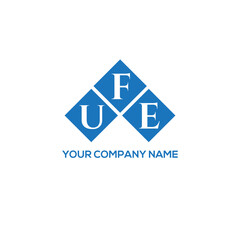 FUE letter logo design on white background. FUE creative initials letter logo concept. FUE letter design.
