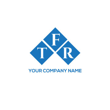 FTR letter logo design on white background. FTR creative initials letter logo concept. FTR letter design.
