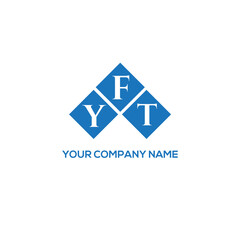 FYT letter logo design on white background. FYT creative initials letter logo concept. FYT letter design.
