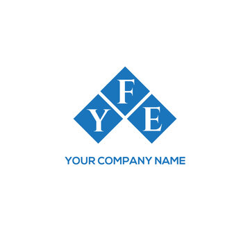 FYE letter logo design on white background. FYE creative initials letter logo concept. FYE letter design.
