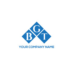 GBT letter logo design on white background. GBT creative initials letter logo concept. GBT letter design.
