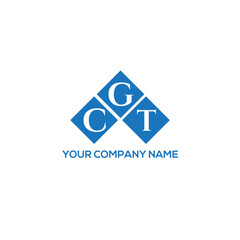 GCT letter logo design on white background. GCT creative initials letter logo concept. GCT letter design.
