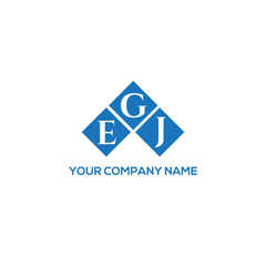 GEJ letter logo design on white background. GEJ creative initials letter logo concept. GEJ letter design.
