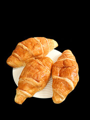 croissant on plate