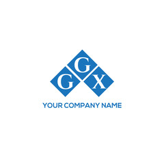 Fototapeta premium GGX letter logo design on white background. GGX creative initials letter logo concept. GGX letter design. 
