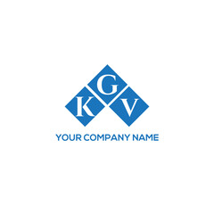 GKV letter logo design on white background. GKV creative initials letter logo concept. GKV letter design.
