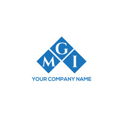 GMI letter logo design on white background. GMI creative initials letter logo concept. GMI letter design.
