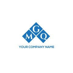 GMQ letter logo design on white background. GMQ creative initials letter logo concept. GMQ letter design.
