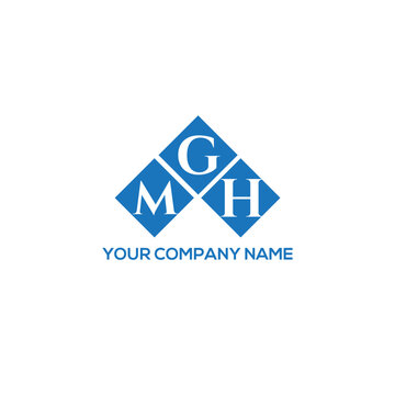 GMH letter logo design on white background. GMH creative initials letter logo concept. GMH letter design.
