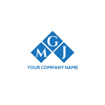 GMJ letter logo design on white background. GMJ creative initials letter logo concept. GMJ letter design.
