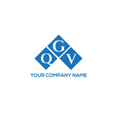 GQV letter logo design on white background. GQV creative initials letter logo concept. GQV letter design.
