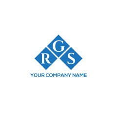 GRS letter logo design on white background. GRS creative initials letter logo concept. GRS letter design.
