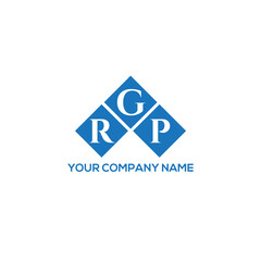 Fototapeta premium GRP letter logo design on white background. GRP creative initials letter logo concept. GRP letter design. 