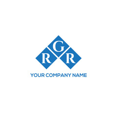 Fototapeta premium GRR letter logo design on white background. GRR creative initials letter logo concept. GRR letter design. 