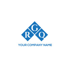 GRQ letter logo design on white background. GRQ creative initials letter logo concept. GRQ letter design.
