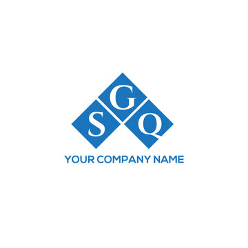 GSQ letter logo design on white background. GSQ creative initials letter logo concept. GSQ letter design.
