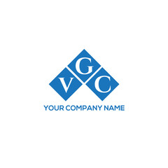 Fototapeta premium GVC letter logo design on white background. GVC creative initials letter logo concept. GVC letter design. 