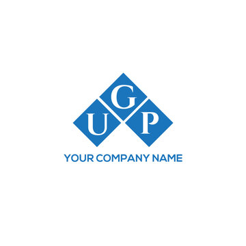GUP letter logo design on white background. GUP creative initials letter logo concept. GUP letter design.
