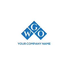GWO letter logo design on white background. GWO creative initials letter logo concept. GWO letter design.
