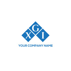 Fototapeta premium GXI letter logo design on white background. GXI creative initials letter logo concept. GXI letter design. 