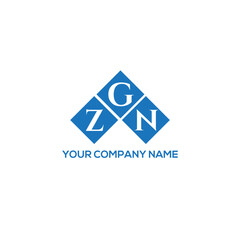 GZN letter logo design on white background. GZN creative initials letter logo concept. GZN letter design.
